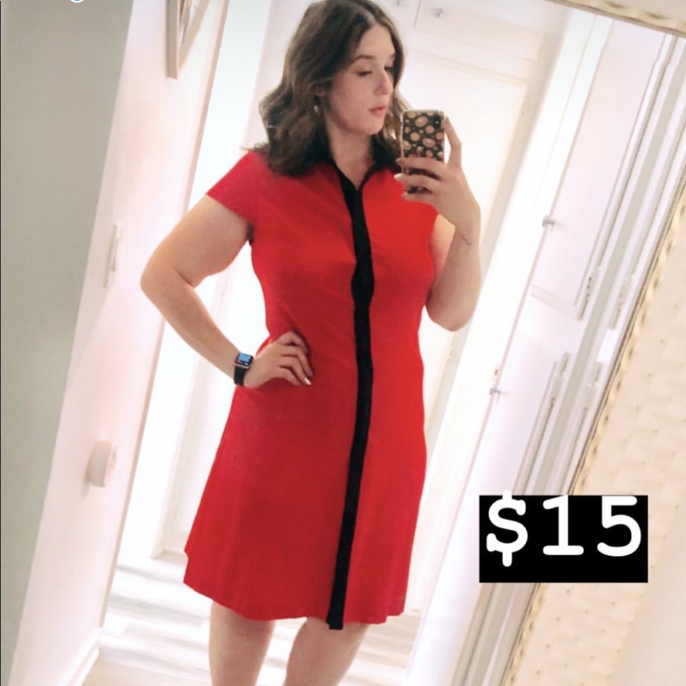 Red dress